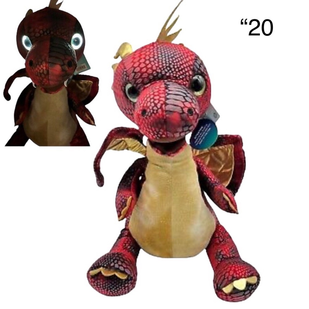 Hug Me DRAGON Walgreens Exclusive Roaring-Eyes Light Up “20 plush stuff animal